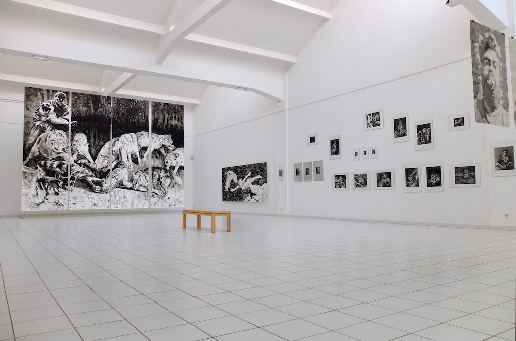 Paolo Boosten exhibition view, Fonds d'Art Moderne et Contemporain, Montluçon, 2016.