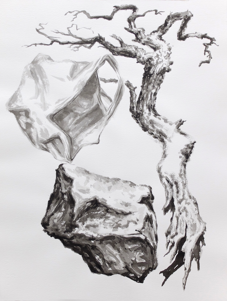 Paolo Boosten, ink on paper, 70 x 56 cm
